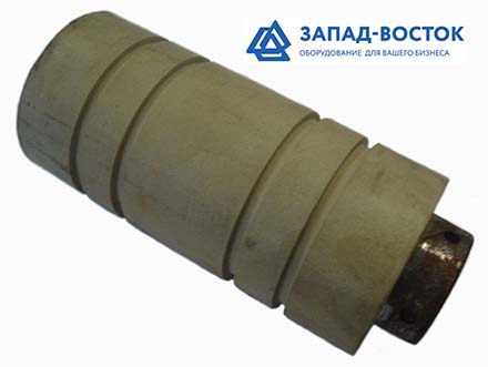 Резиновый ролик с проточкой ZJB-280